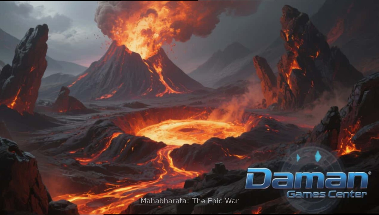 Mahabharata: The Epic War - Strategic Battle Mahabharata: The Epic War gameplay showing a strategic battle scene with chariots and warriors